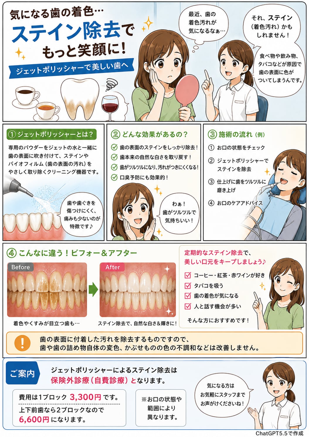 歯の着色が気になる方｜資料4（旧サイト掲載資料）
