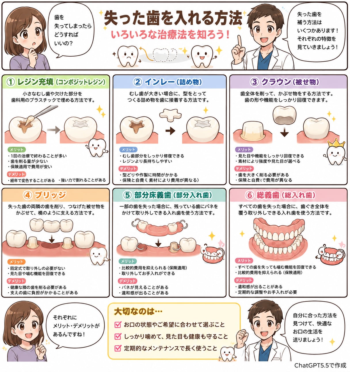 入れ歯の治療｜資料1（旧サイト掲載資料）