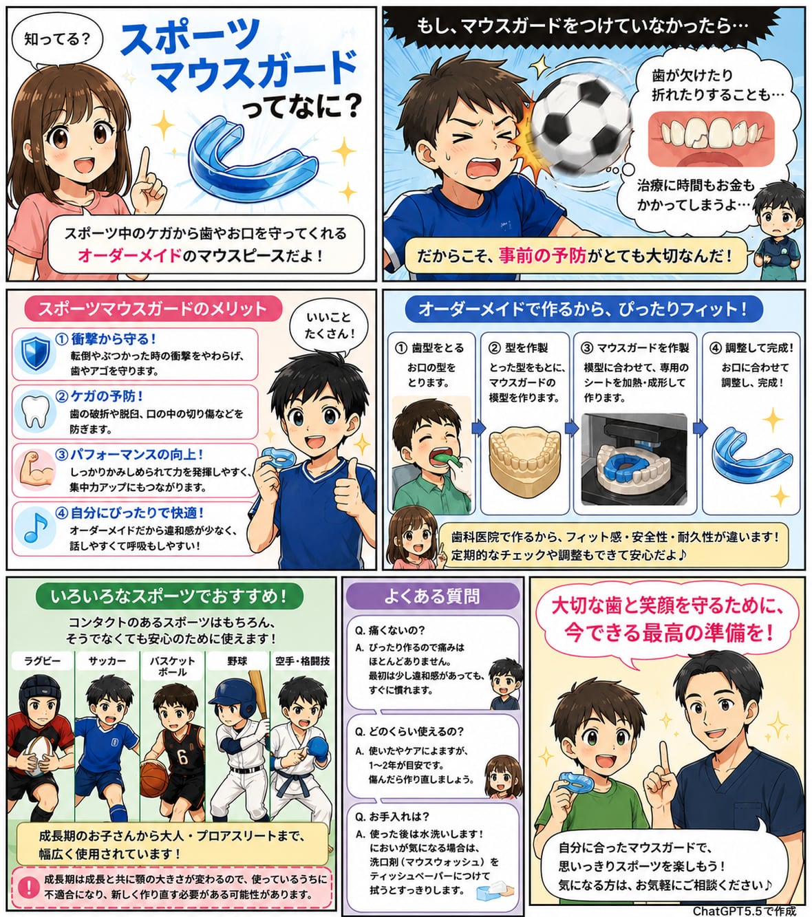 スポーツマウスガード｜資料1（旧サイト掲載資料）