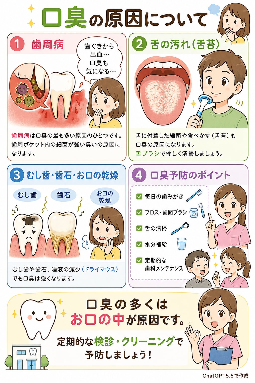 口臭が気になる｜資料2（旧サイト掲載資料）
